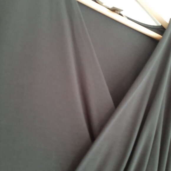 TOMMY BAHAMA Faux Wrap Short Sleeve Soft & Stretchy Dress Black Sz M - Picture 6 of 13